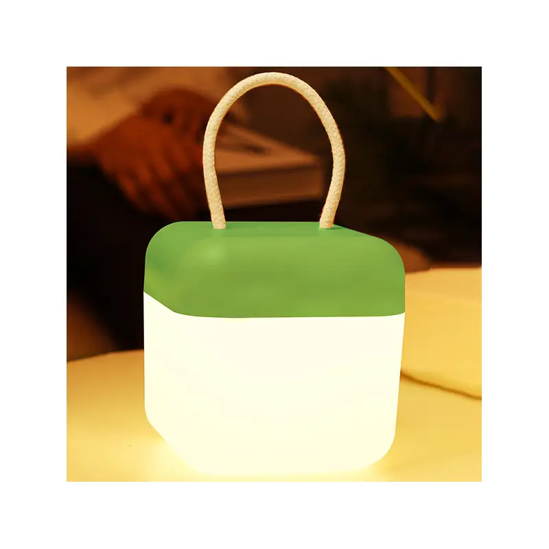 Modern Simplicity Rechargeable Portable ABS Cylinder LED Landscape Lighting Outdoor Light For Garden