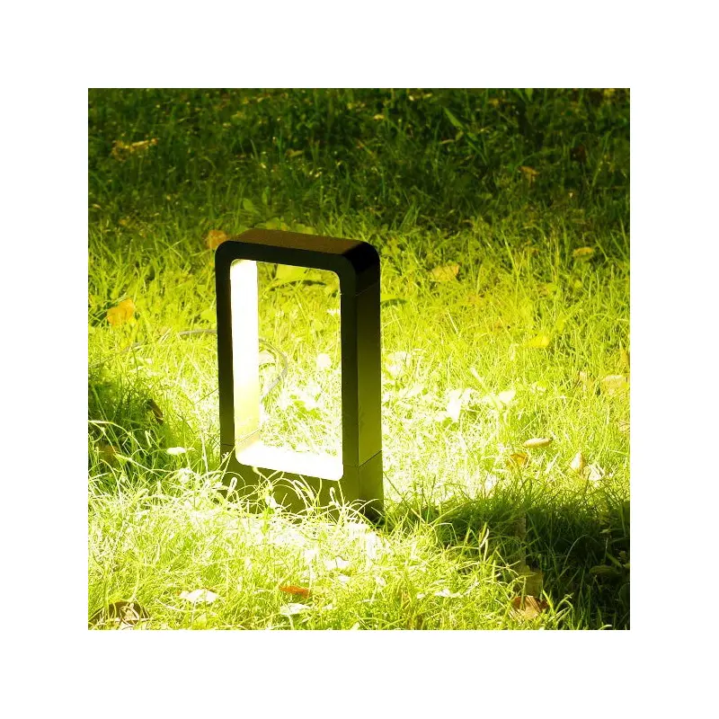 Modern Minimalist Waterproof Rectangle Aluminum LED Landscape Lighting Outdoor Light For Garden