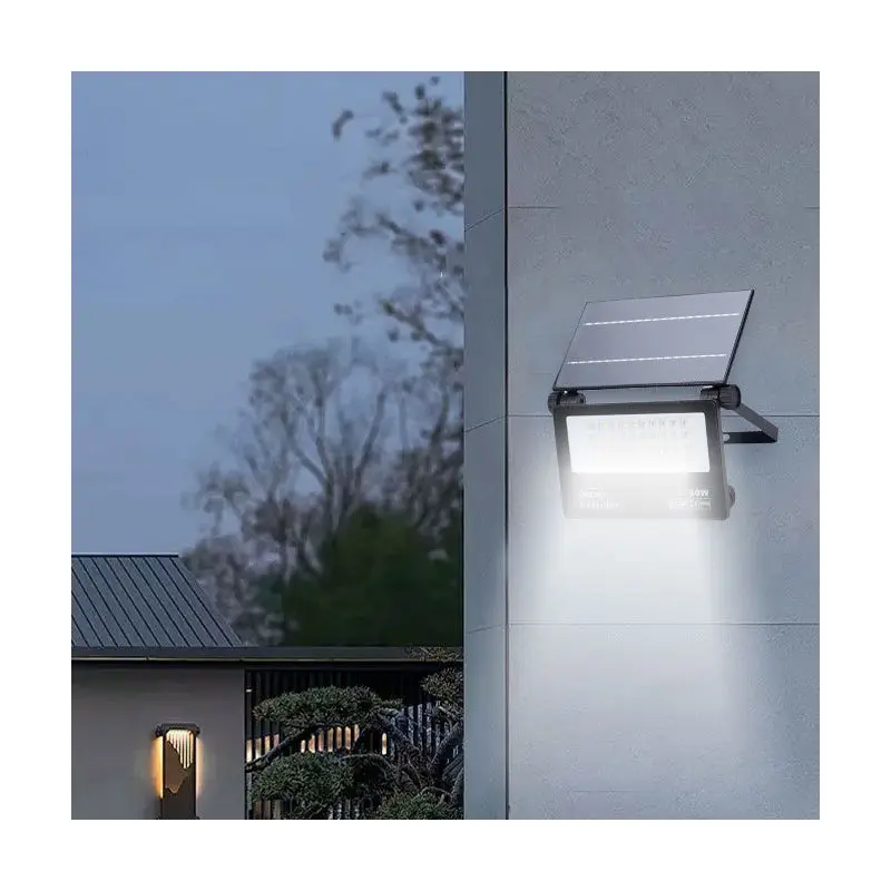 Contemporary Industrial Aluminum Glass Radar Human Body Sensing LED Solar Outdoor Wall Sconce Lamp For Garden