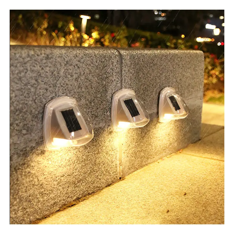 Contemporary Industrial ABS Solar Waterproof LED Outdoor Wall Sconce Lamp For Garden