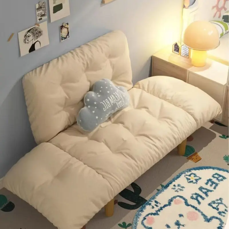 Contemporary Creative Tech Fabric Solid Wood Rectangular Grid Accent Chair With Backrest Armrests For Living Room