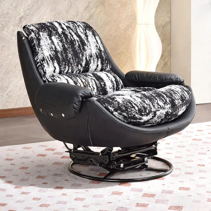 360 Rotatable Sofa Chair - Modern Minimalist Style Ergonomic Accent Chair For Living Room & Bedroom