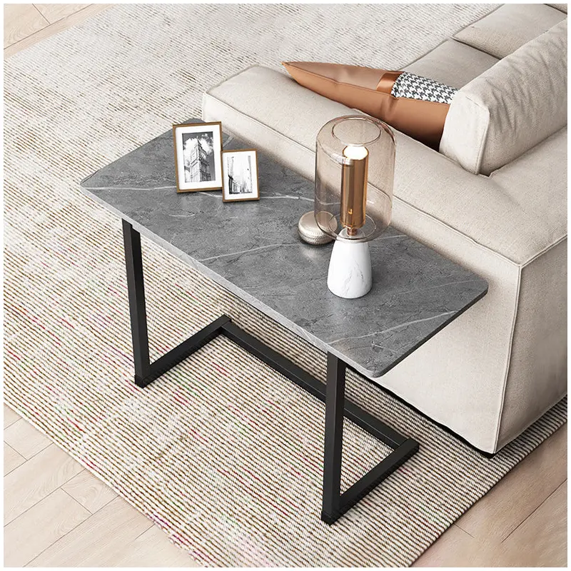 Modern Simplicity MDF Top C-shaped End Table For Living Room