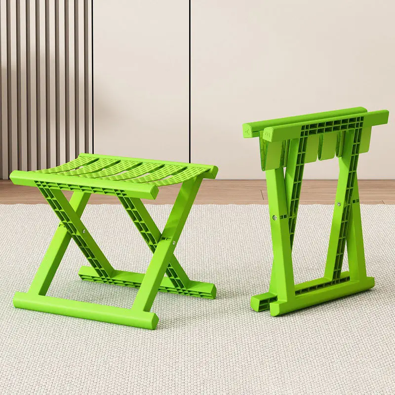 Contemporary Industrial PP TPE Square Foldable Camping Low Stool Portable For Outdoor And Living Room