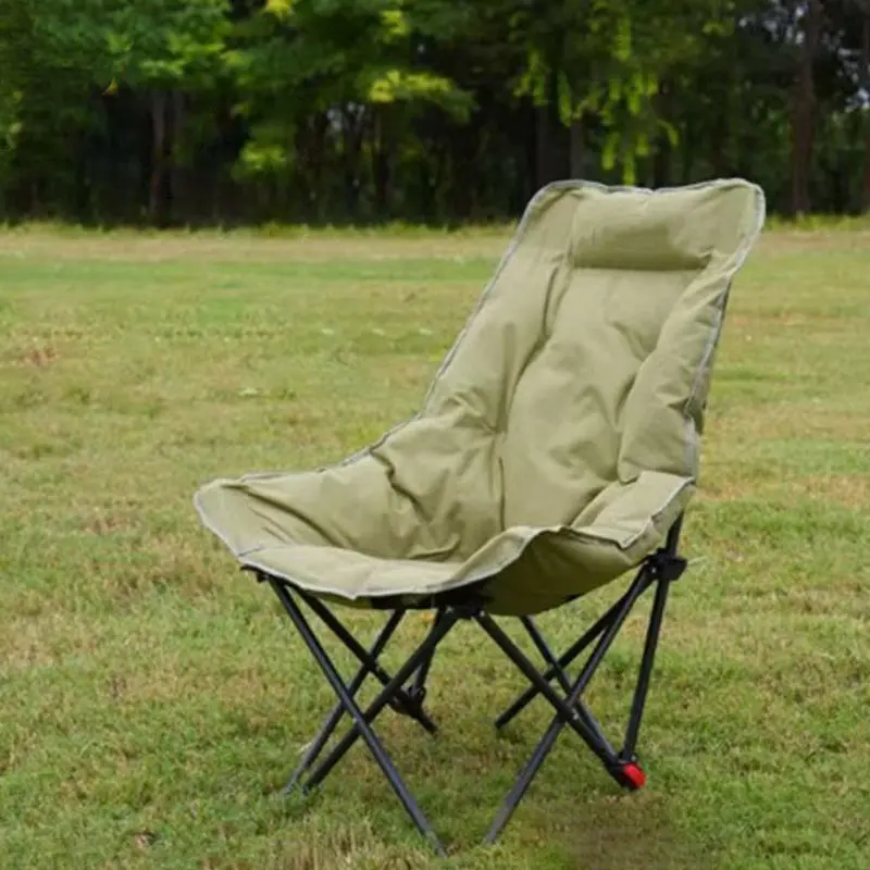 Modern Minimalist Curved Oxford Cloth Iron Cotton Outdoor Chair Backrest For Garden