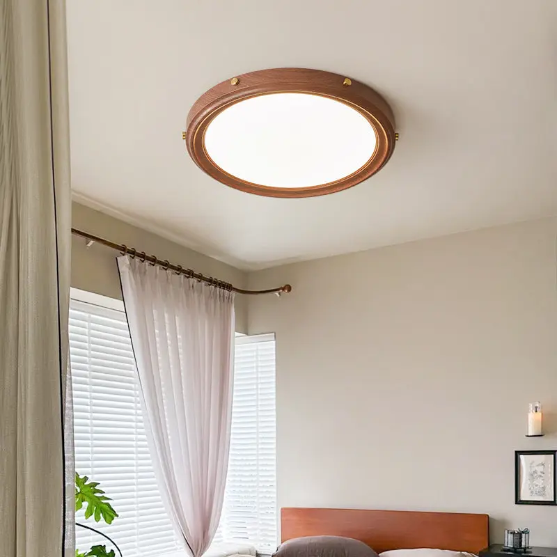 Modern Simplicity Round Iron Acrylic Lampshade LED Flush Mount Ceiling Light For Bedroom