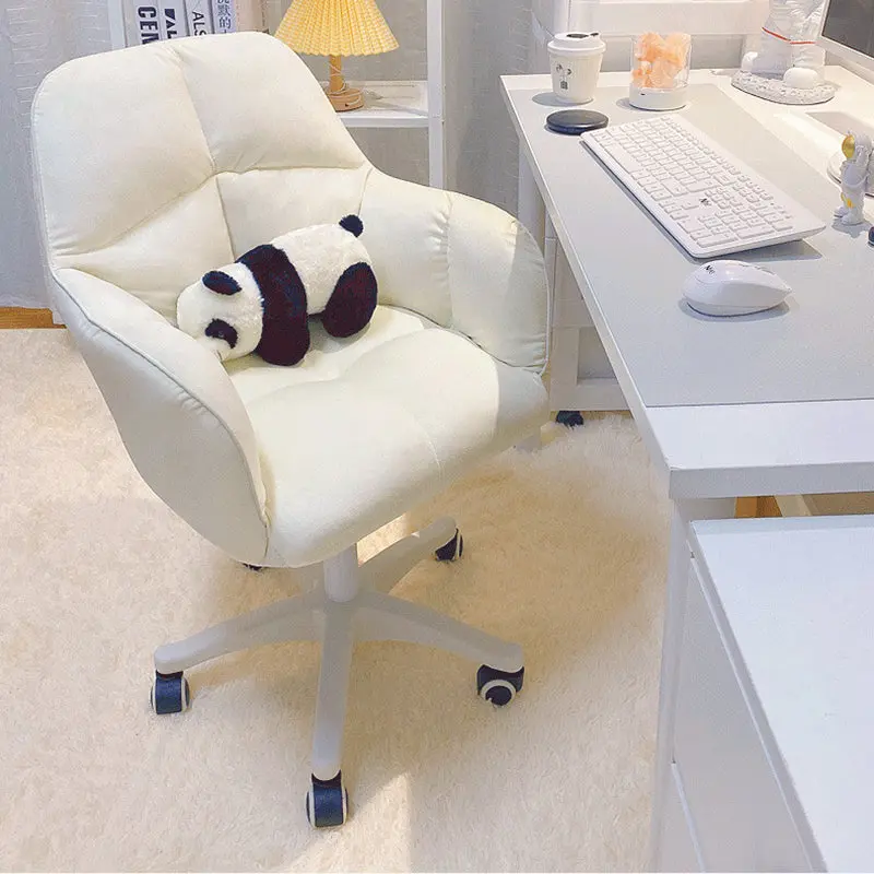 Contemporary Luxury Square Cushion Golden Velvet Nylon Desk Chair Backrest For Home Office