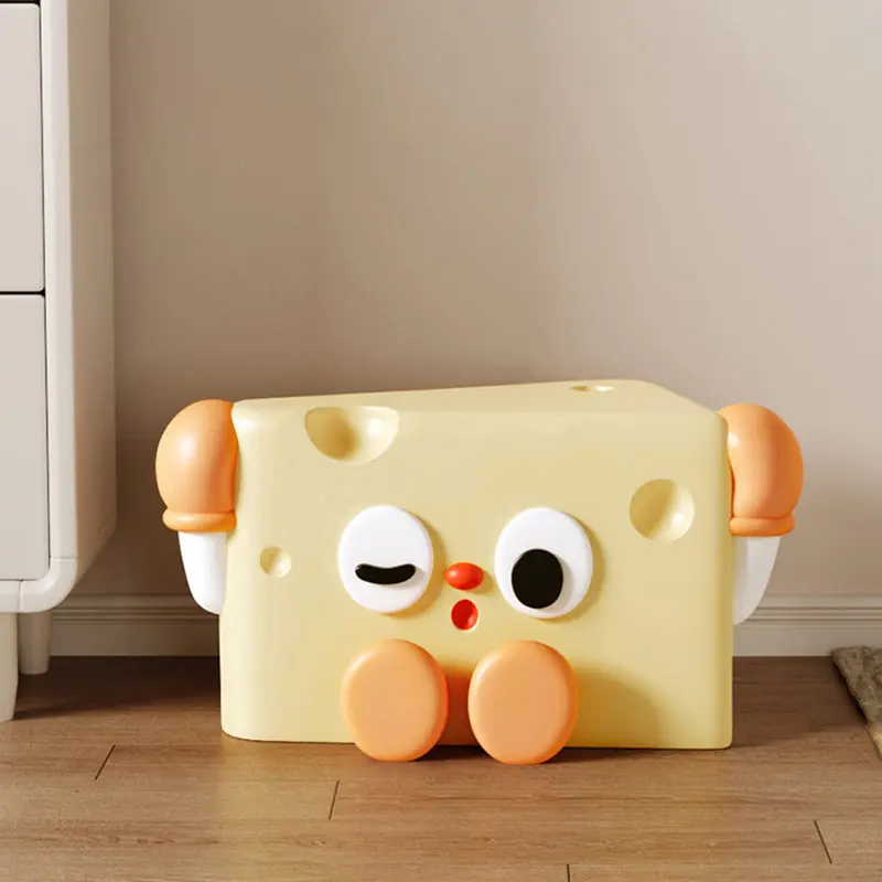 Contemporary Creative Cartoon Cute Cheese Triangle Fiberglass Chair For Living Room