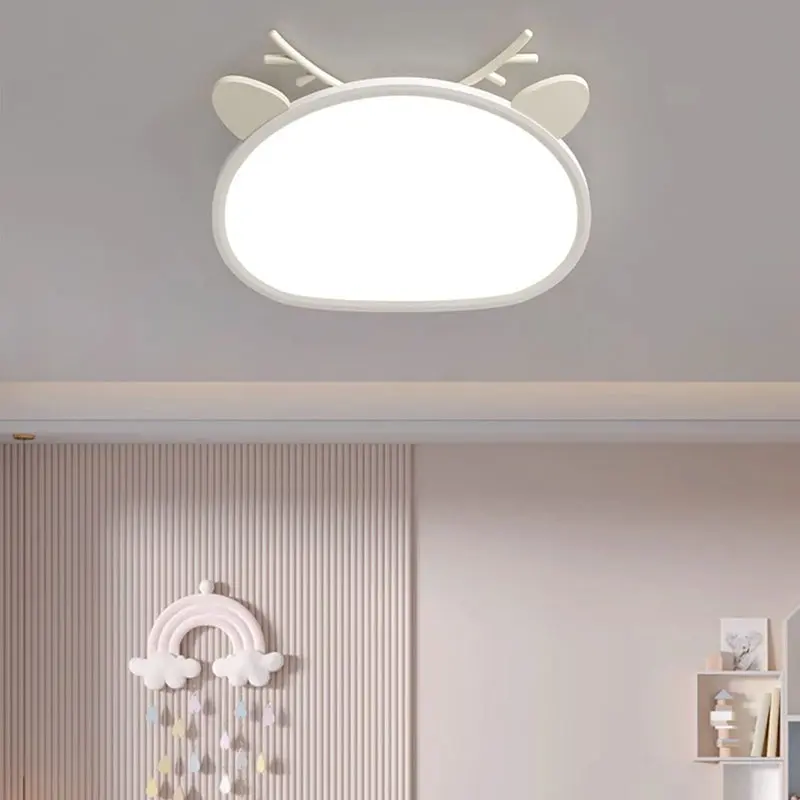 Children's Room LED Ceiling Light with Cute Animal Design