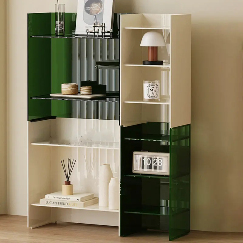 Modern Minimalist PC Rectangular Side Table 2/3-Tier For Living Room