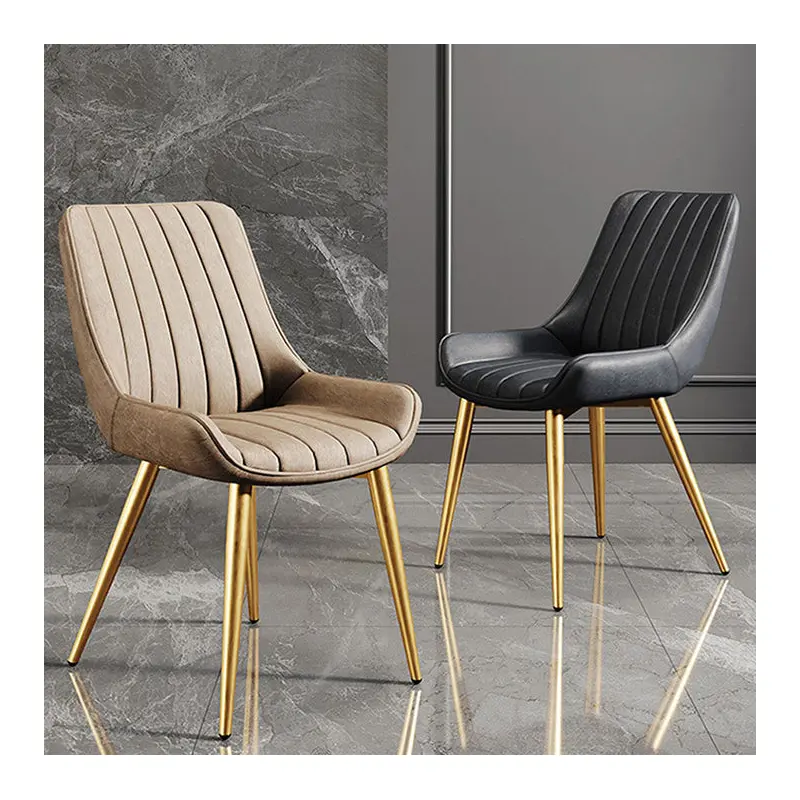 Contemporary Luxury Upholstered Rectangular Microfiber Leather Carbon Steel Chair Backrest For Living Room