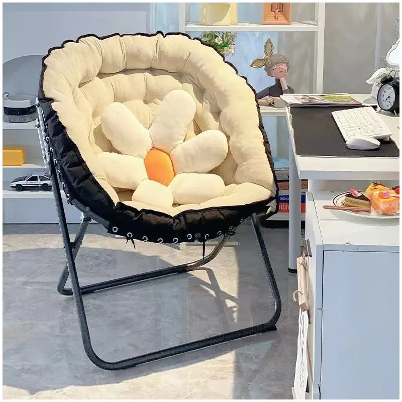 Modern Simplicity Fabric Carbon Steel Desk Chair Backrest Armless For Home Office