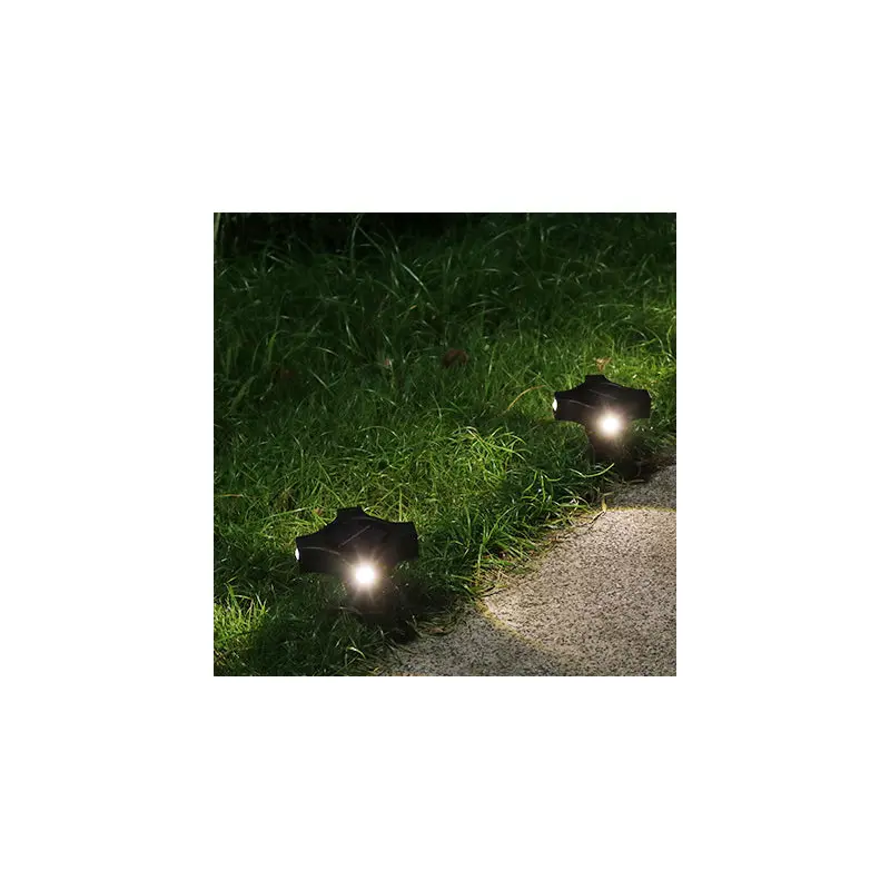 Contemporary Industrial ABS LED Solar Outdoor Ground Insert Landscape Light For Garden
