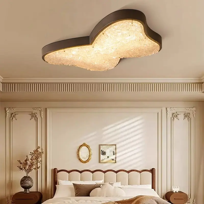 Traditional Vintage Butterfly LED Ceiling Light  Alloy & Acrylic Flush Mount for Bedroom