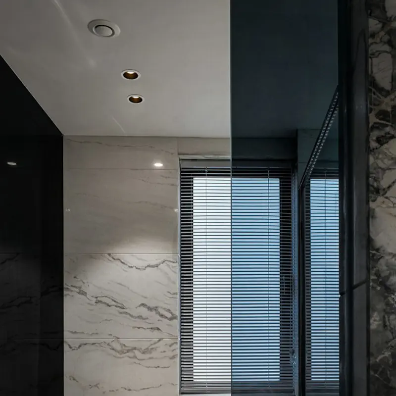 Waterproof Recessed LED Spotlight - Round Aluminum Flush Mount Ceiling Light For Bathroom