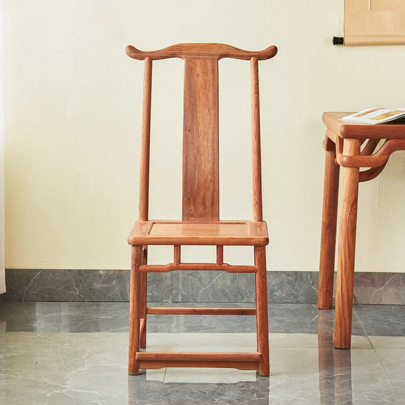 Traditional Vintage Rectangular Square Wood Chair Backrest For Living Room